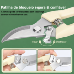 Tesoura de Poda em Aço Inoxidável